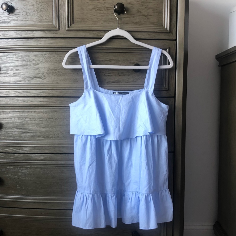 Zara Ruffle Tank Top - Picture 2 of 4